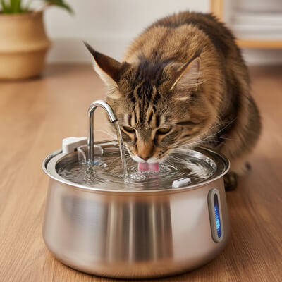 Fontaine a eau chat Felipure détecteure