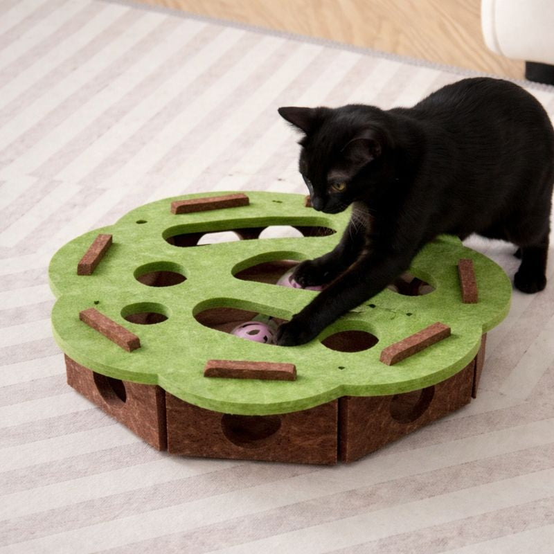 Jouet pour chat anti-anxiété Felizen vert