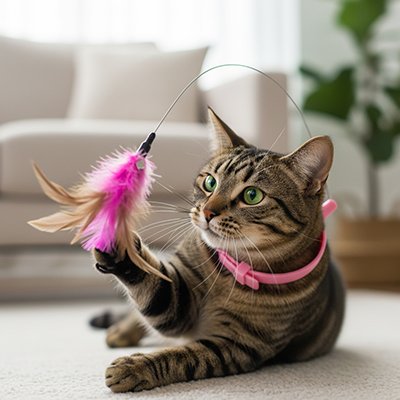 Jouet pour Chat rose